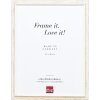 Ефект деревяна рама Профіль 67 білий 18x24 см з музейним склом