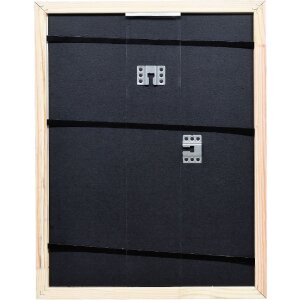 Фоторамка з деревяним профілем 67, біла, 20x30 см, з музеєвим склом