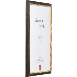 Фоторамка Effect из дерева профиль 67, темно-коричневая, 62x93 см, музеевское стекло