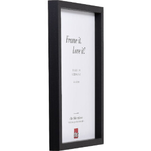 Фоторамка Effect из дерева профиль 74, черная, 18x27 см, музейное стекло