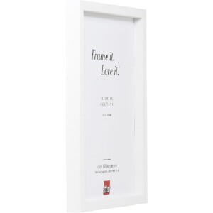 Фоторамка Effect из дерева профиль 74 белая 70x100 см с музейным стеклом