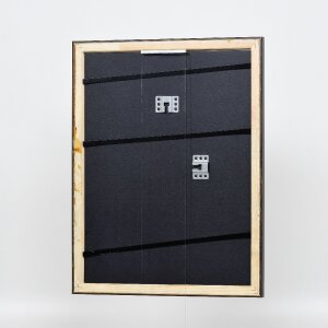 Эффектная деревянная фоторамка Профиль 85 Черный 18x27 см Музейное стекло