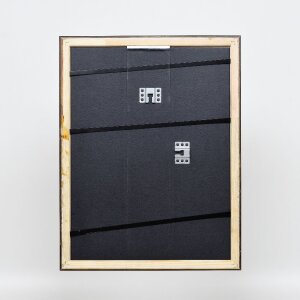 Эффектная деревянная фоторамка профиль 85 черный 59,4x84,1 см музейное стекло
