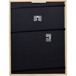 Ефектна деревяна рамка 2330 біла 13x18 см з музеєвим склом