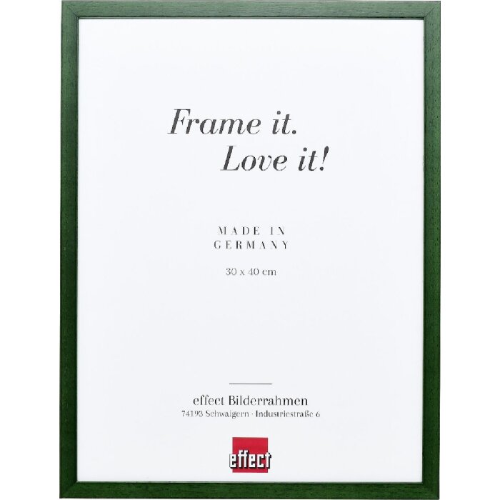 Фоторамка Effect Profil Top S таннензеленый 18x27 см с музейным стеклом