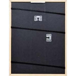 Деревяна рамка Top S, коричневого кольору, 30x30 см, з музеєвим склом