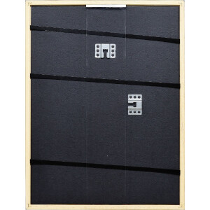 Фотопастка з дерев’яною рамкою Profil Top S, сріблястого кольору, 35х50 см, з музеєм склом