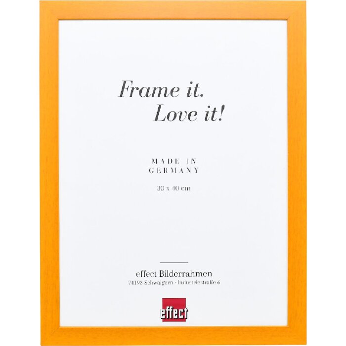 Ефектна деревяна рамка з верхнім профілем, 20х20 см, музеєве скло, світло-коричнева