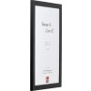 Ефектний дерев’яний рамка Top Pro чорний 40x40 см з музеєм склом
