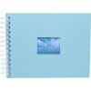 Альбом на спирали HNFD BULDANA aqua 23x17 см 40 белых страниц