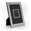 Металлическая фоторамка ZEP 22S35 серебристая глянцевая 10x15 см - 15x20 см