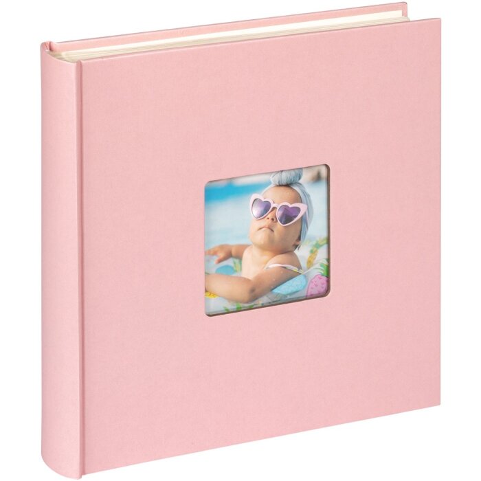 Фотоальбом Walther Jumbo Fun pink 30x30 см 100 білих сторінок