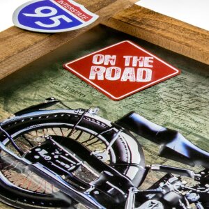 ZEP настінний декор GALLUP 59x40x4 см мотоцикл