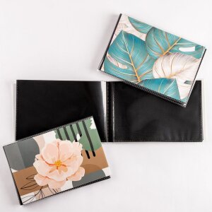 Альбом-сумка Walther Minialbum Variety 20 фотографій 10x15 см мяка обкладинка чорна