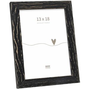 Деревяна рамка Deknudt S68VF чорна 13x18 см