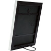 Пластиковая рамка Deknudt S41VK1 белая с серебряным кантом 21x29,7 см DIN A4