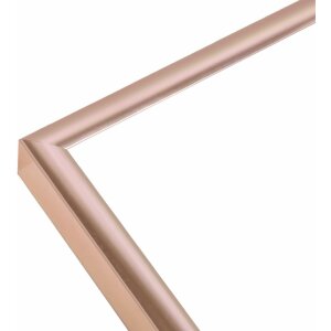 Алюминиевая фоторамка Deknudt S027 розовое золото 40x50 см