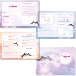 Золотая книга друзей Дельфины 88 страниц 15x21 см