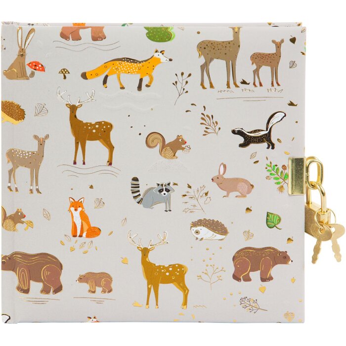 Щоденник Goldbuch Woodland charm коричневий 16,5x16,5 см 96 білих сторінок