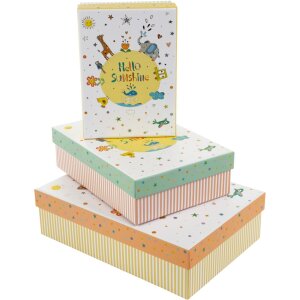 Набор картонных коробок Goldbuch hello sunshine 3...
