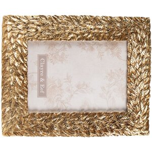 Фоторамка Clayre & Eef 2F0947 Прямокутник 19x2x24 см - 13x18 см золотого кольору
