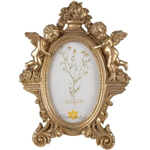 Clayre & Eef 2F1011 Фоторамка 20x3x26 см - 10x15 см золотого цвета