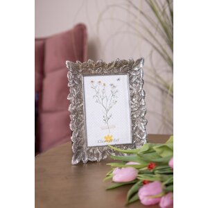 Clayre & Eef 2F1032 Фоторамка 16x2x20 см - 10x15 см Серебристый цвет
