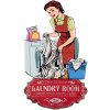 Текстовий знак Clayre & Eef 5Y1081 Залізо Червоний Зелений 40x1x70 см Ретро Vintage Deco