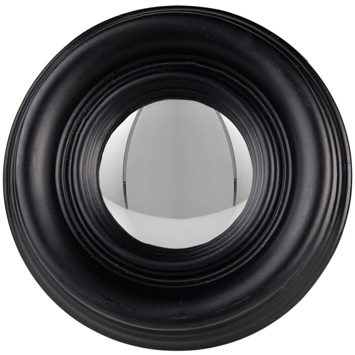 Дзеркало Clayre & Eef 62S208Z Дзеркало Ø 21х4 см чорне кругле настінне