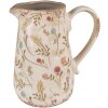 Clayre & Eef 6CE1552M Декоративный кувшин 16x11x18 см розово-бежевый