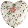 Clayre & Eef 6CE1565L Прикраса серце 11x11x4 см рожево-бежева