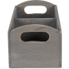 Clayre & Eef 6H1997G Контейнер з відділеннями 30x15x13 см Сірий прямокутник
