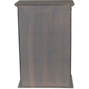 Шафа Clayre & Eef 6H1998G 33x15x50 см Сірий прямокутник