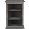 Шафа Clayre & Eef 6H1998G 33x15x50 см Сірий прямокутник
