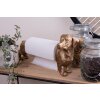 Clayre & Eef 6PR3637 Держатель для кухонных рулонов Dog Gold Black 46x15x21 см