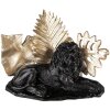 Clayre & Eef 6PR3817 Украшение Лев 23x13x16 см черный - золотой цвет