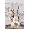 Clayre & Eef 6PR3854 Украшение Кролик 12x8x15 см желто-коричневый
