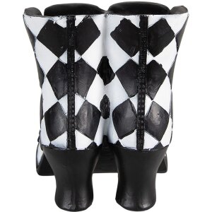Clayre & Eef 6PR3890 Туфлі декоративні 15x12x15 см чорний - білий