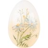 Clayre & Eef 6TE0465 Украшение Яйцо 11x11x17 см желто-голубое