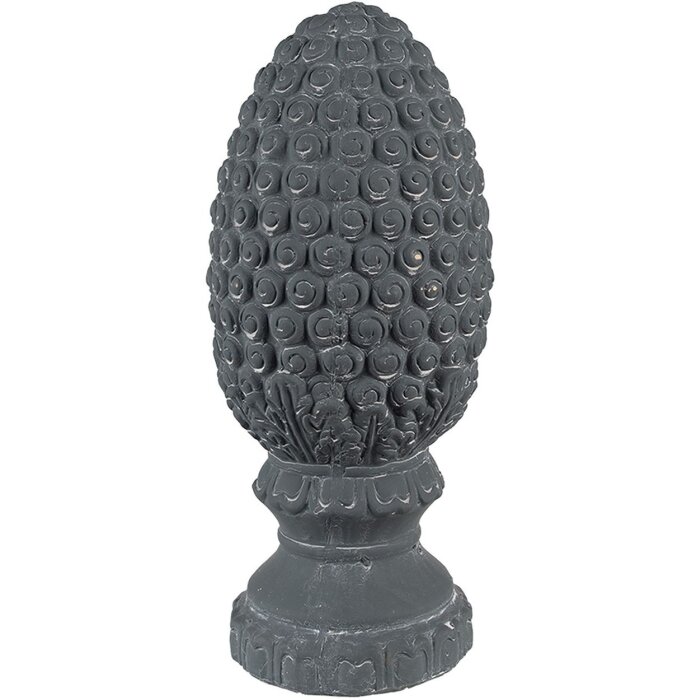 Clayre & Eef 6TE0473M Украшение сосновая шишка Ø 13x31 см серый