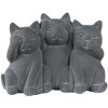 Clayre & Eef 6TE0475 Декор Коти 22x10x16 см сірий