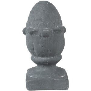 Clayre & Eef 6TE0476 Прикраса Шишка 11x11x21 см сіра