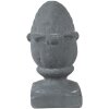 Clayre & Eef 6TE0476 Прикраса Шишка 11x11x21 см сіра