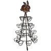 Підставка для яєць Clayre & Eef 6Y5414 Ø 27x48 см коричнева кругла