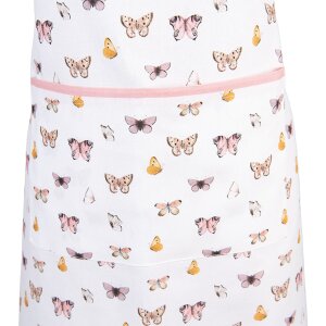 Clayre & Eef BPD41 Фартук 70x85 см бежево-розовый