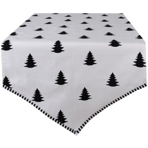 Clayre & Eef BWX65 Підставка для столу 50x160 см Біла...
