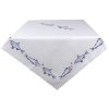 Clayre & Eef SSF05 Скатерть 150x250 см бело-голубой прямоугольник