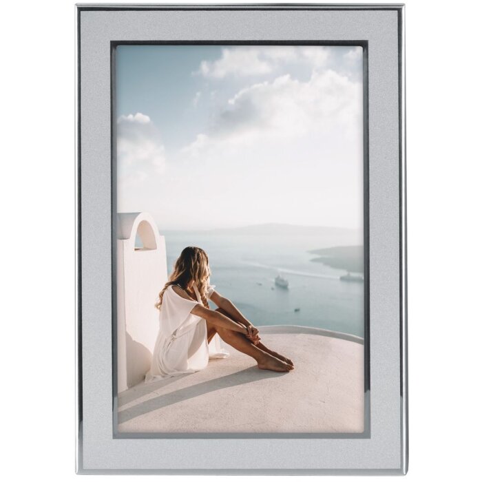 Алюмінієва фоторамка Hama Santorini 13x18 см матовий сріблястий