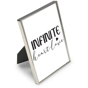 Металева фоторамка Hama Infinity 10x15 см срібляста глянцева