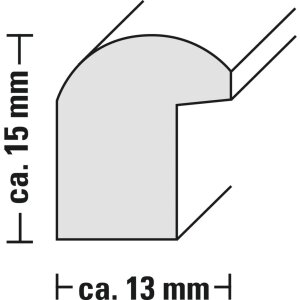 Пластиковая рамка Hama Качели 40x50 см белая
